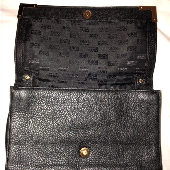 Michael Kors Shoulder Bag/Clutch in Black Leather - Picture 4 of 7